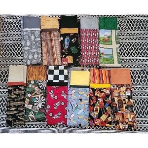 LOT of 11 NEW Handcrafted PILLOW CASES Themes For Men Golf Fishing Etc